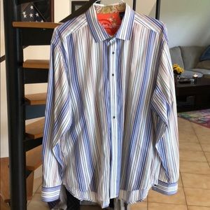 Robert graham men’s XXL collared button down.
